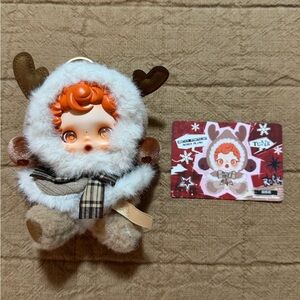 POPMART Skull Panda “Winter Symphony” plush pendant -Wanderers Tune reindeer